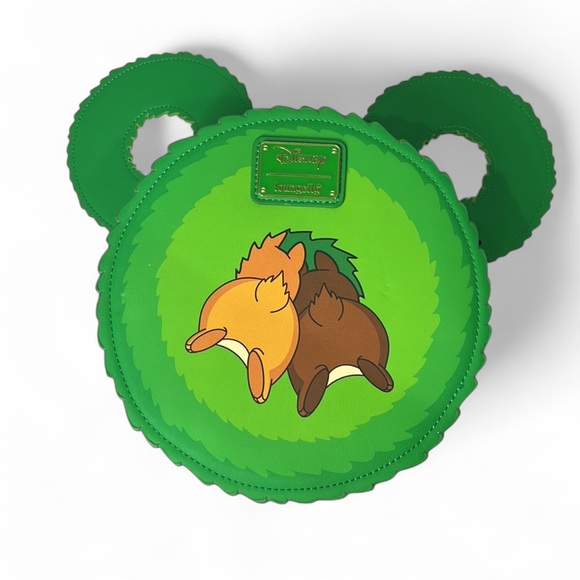 Loungefly Disney Chip & Dale Figural Christmas Wreath Crossbody Bag - Picture 3 of 5